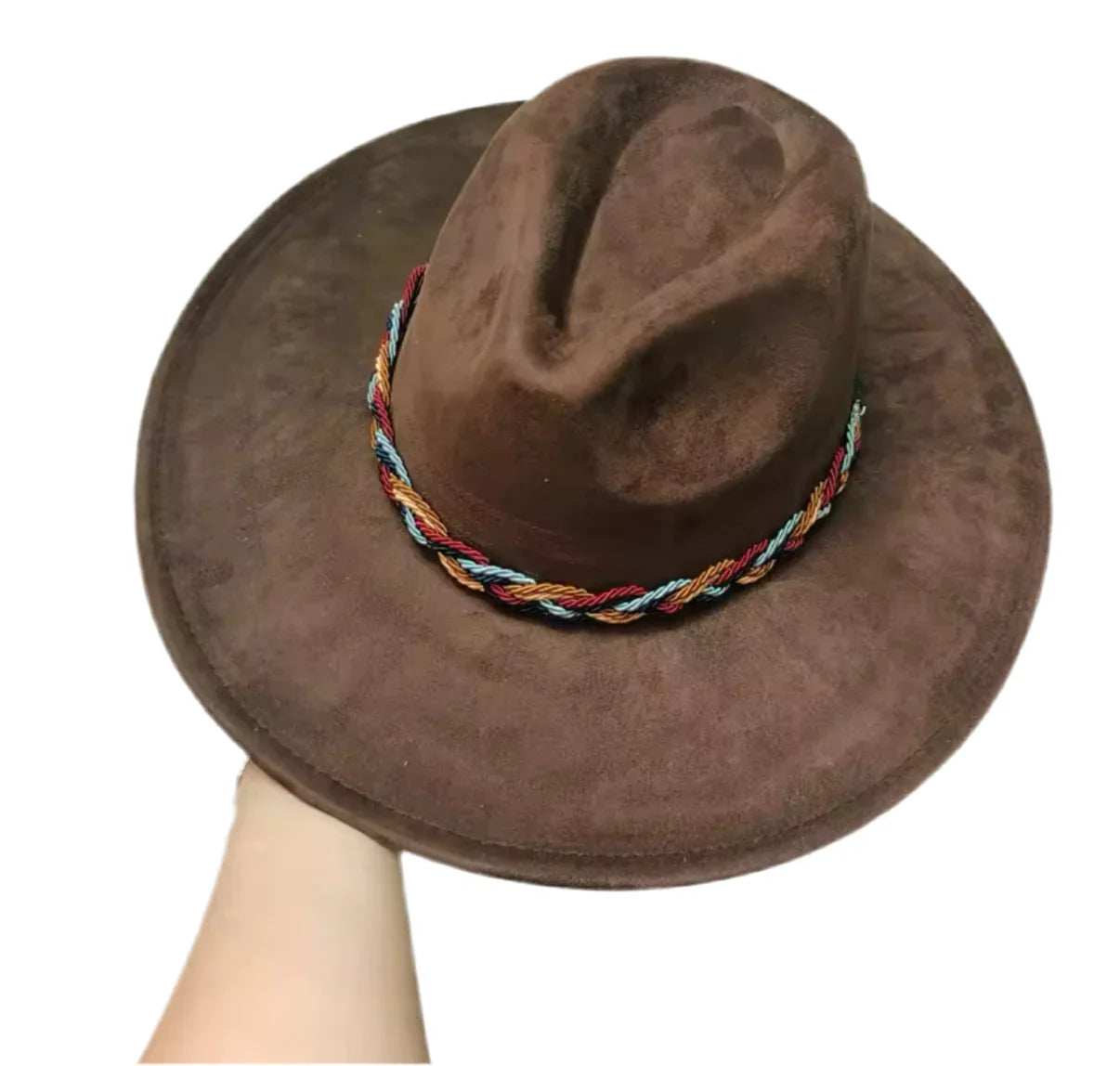 Twistme Suede wide brim Fedora