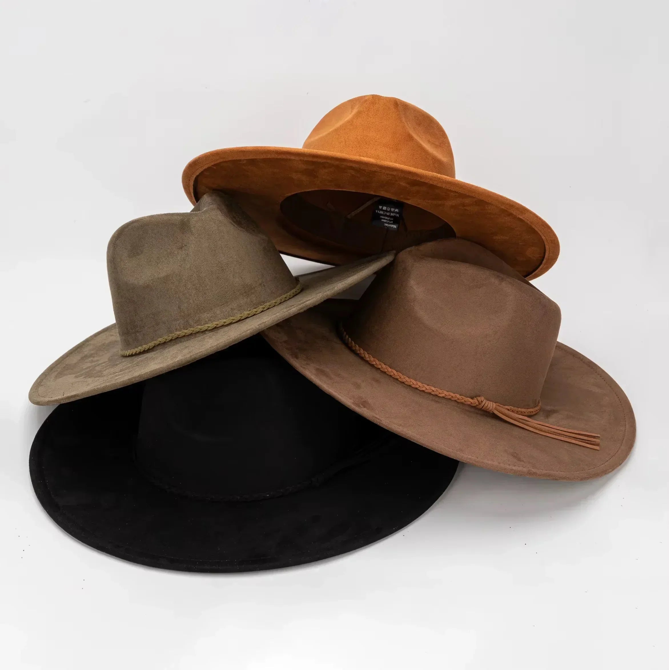 Twistme Suede wide brim Fedora