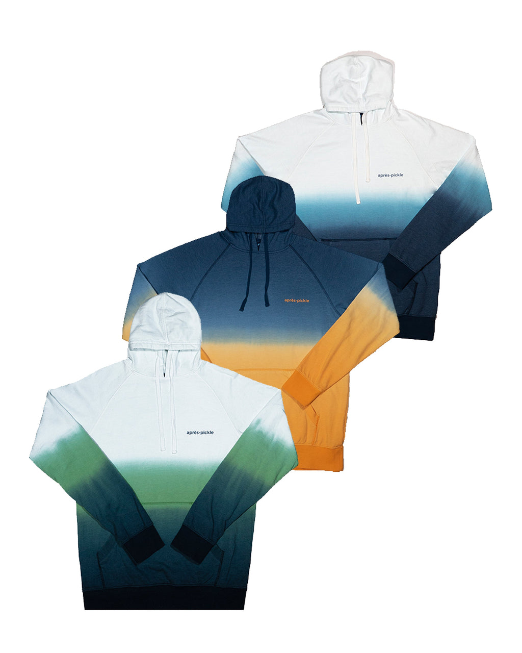 Men's après-pickle Dip Dye Hoodie