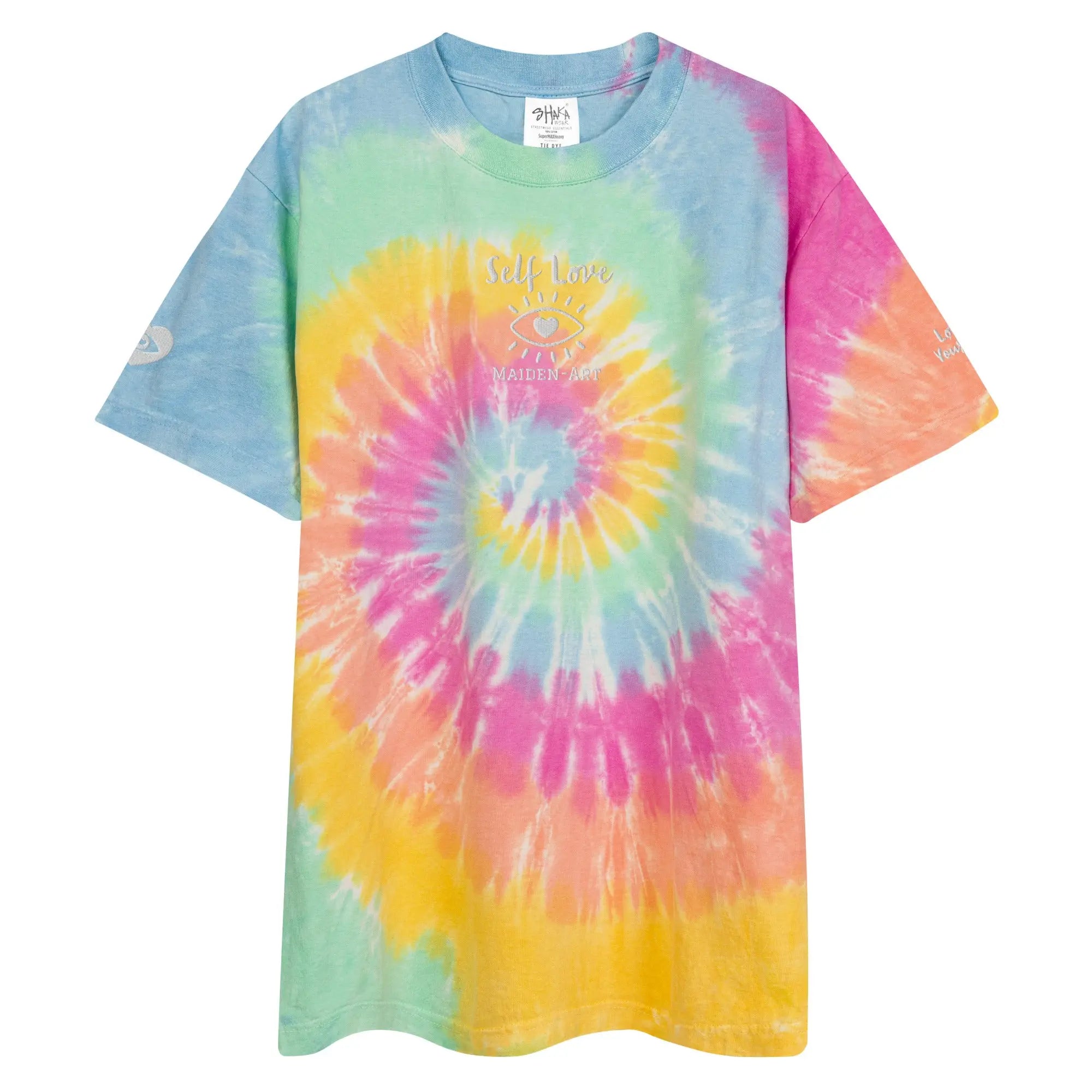 Oversized t-shirt Self Love Oversized tie-dye t-shirt